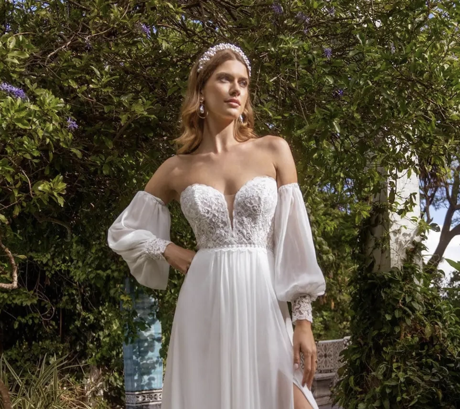 Stunning Sleeves: Wedding Dress Trends for Winter Image