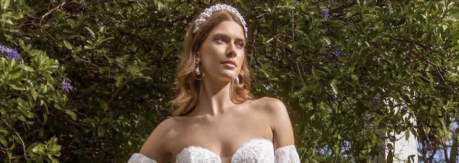 Fall in Love: Seasonal-Inspired Embellishments in Fall 2023 Wedding Dresses Image