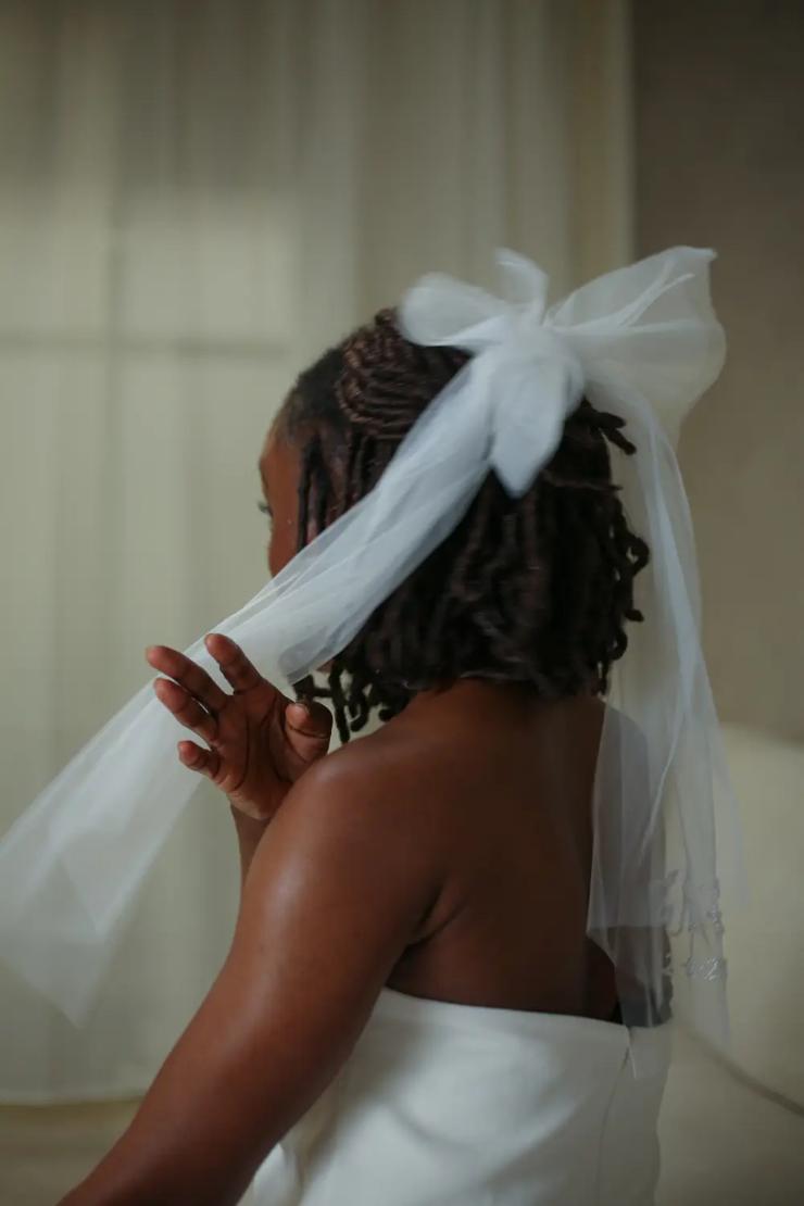Hayze Bridal #Pearl initial (bow) Default Thumbnail Image